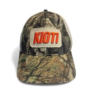 Kioti Camo Trucker Hat Adjustable- like new